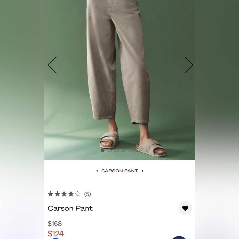 NWT SPLENDID Carson Barrel Leg Pant in Tawny Cappuccino Khaki Size XS - Picture 10 of 10